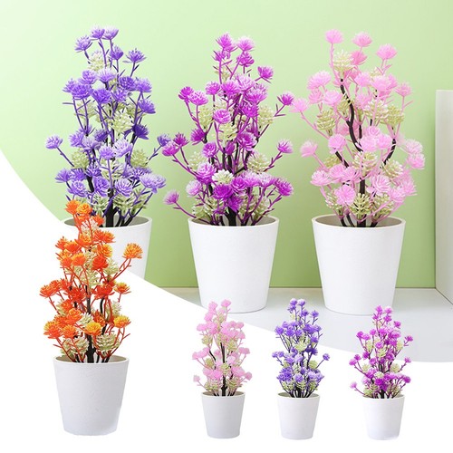 Dekorativer Kunst Bonsai Künstliche Pflanze Blumentopf für Zuhause und Büro