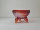 FENTON Fairy Lamp RUBY CARNIVAL Cadmium Glow Glass Chou Ting *BOTTOM ONLY *