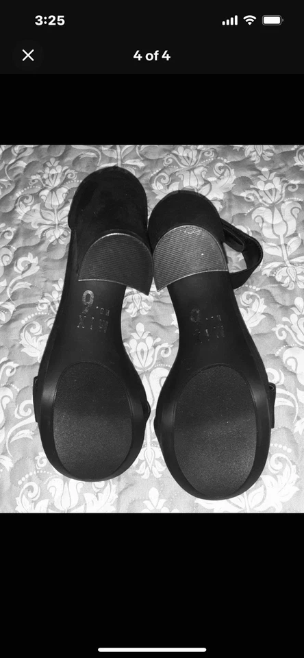 MUJER GAMUZA SINTÉTICA NEGRA TALLA 8.5M MIX NO. 6-NUEVOS sin caja Foto 2 de 4