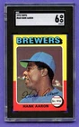 1975 Topps Hank Aaron #660 Brewers Centered Graded SGC EX-MN 6