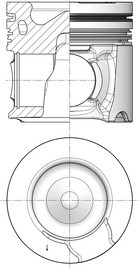 KOLBENSCHMIDT 41263600 Piston for ALEXANDER DENNIS, DENNIS, PLAXTON, VOLVO