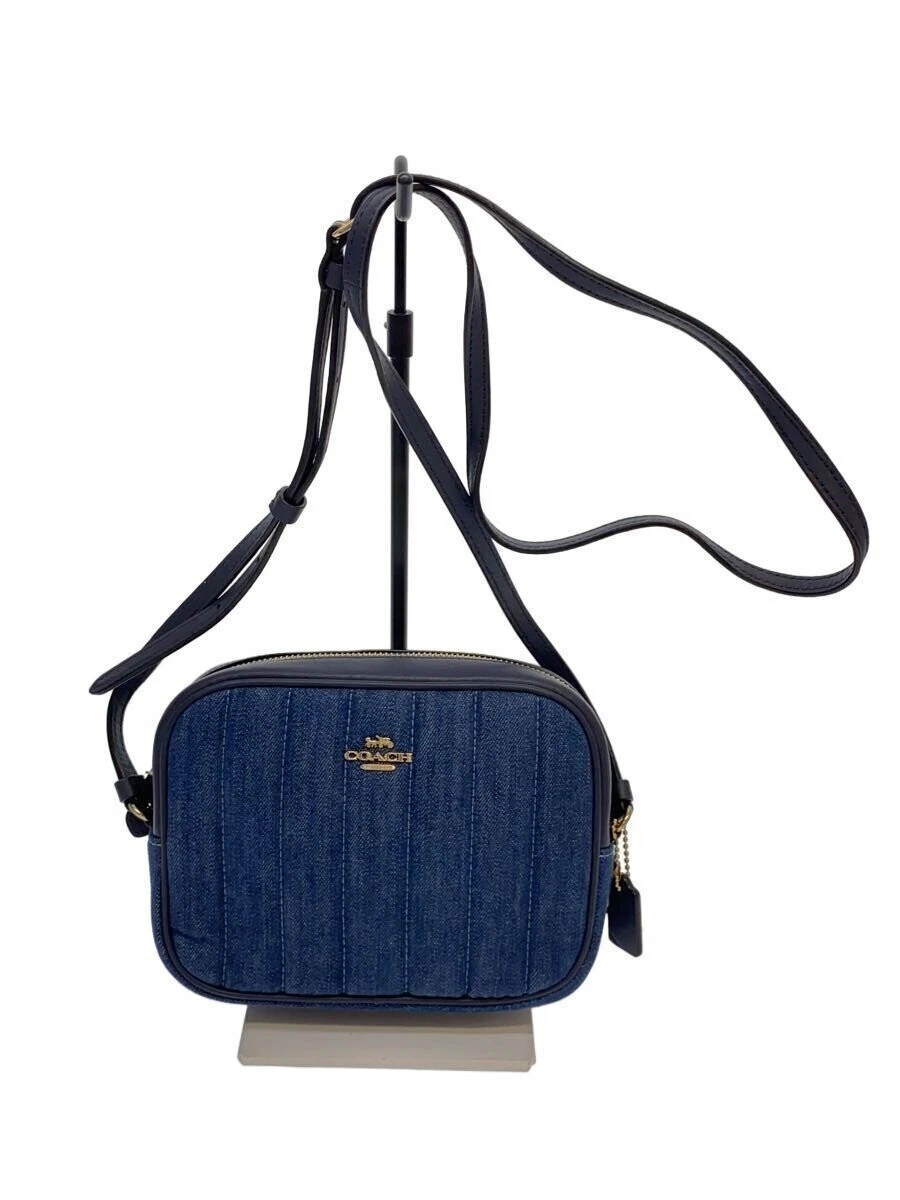 バッグ COACH Denim Double Zip Crossbody Bag y2k 25+ Coach Denim Exterior Crossbody Bags & Handbags for Women for