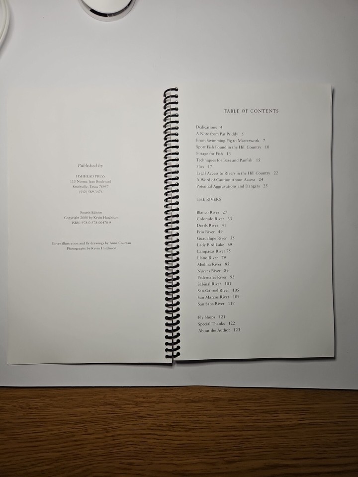 FlyFishing The Texas Hill Country 4th Ed by Kevin Hutchinson eBay