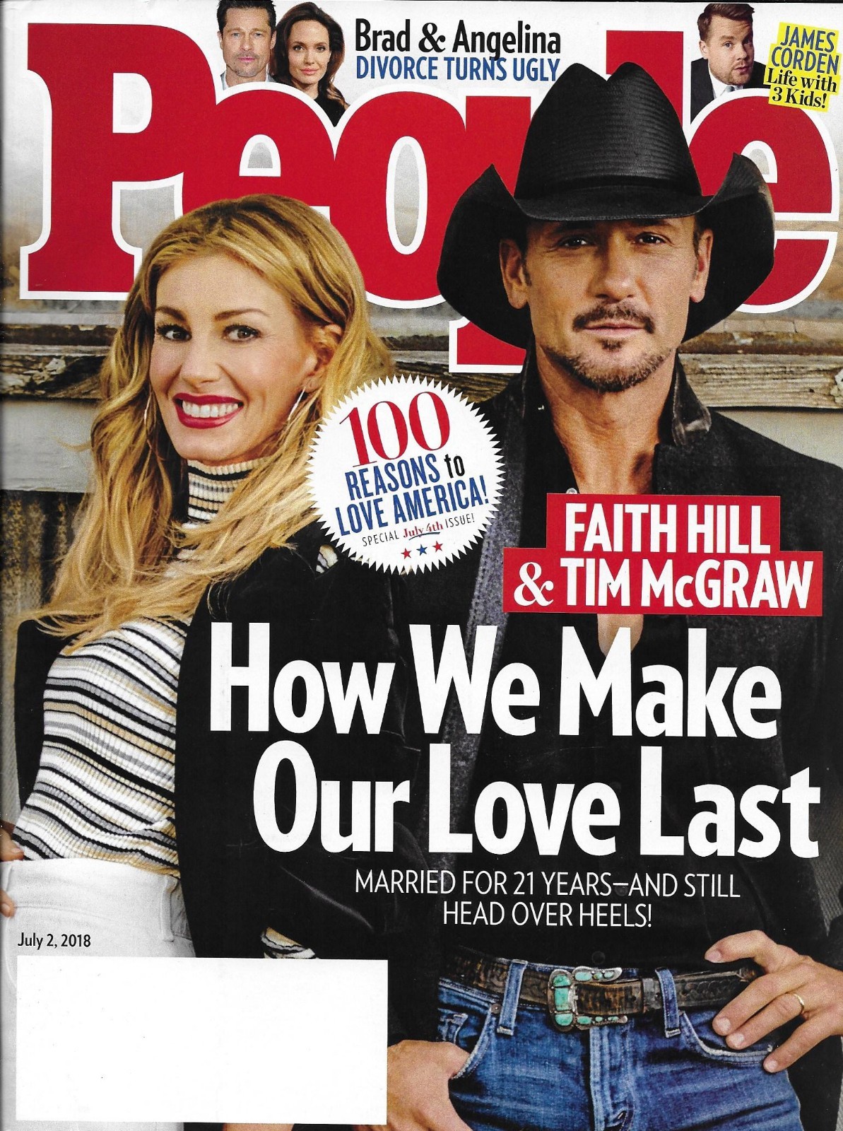 People Magazine Tim McGraw Faith Hill James Corden Elizabeth Perkins Mike Myers