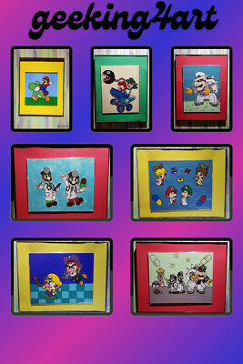 Video Game Characters Nostalgic Fan Artwork