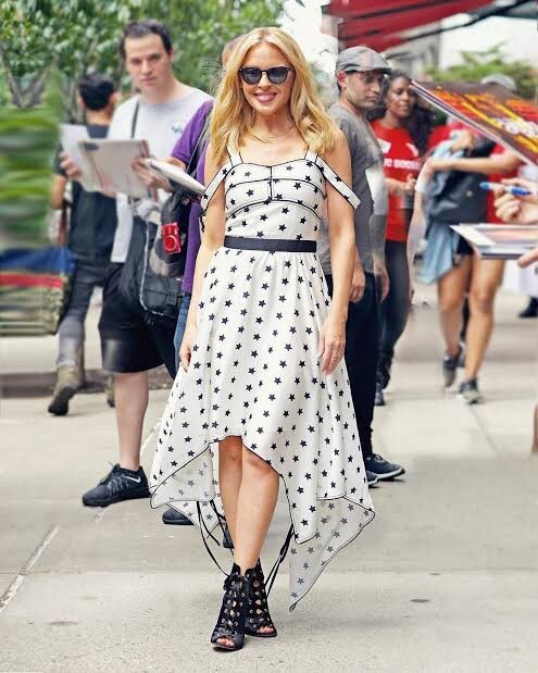 self portrait star midi dress Self-Portrait Star Midi Dress