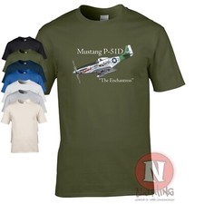 P-51 Mustang "Enchantress" T-shirt USAF fighter aircraft World War 2
