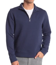 Toscano Quilted Half Zip Pullover Size M ,XL