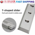 T-Track T-Slot Miter Track Jig Fixture 100/200/300/450mm For Saw Router Tool