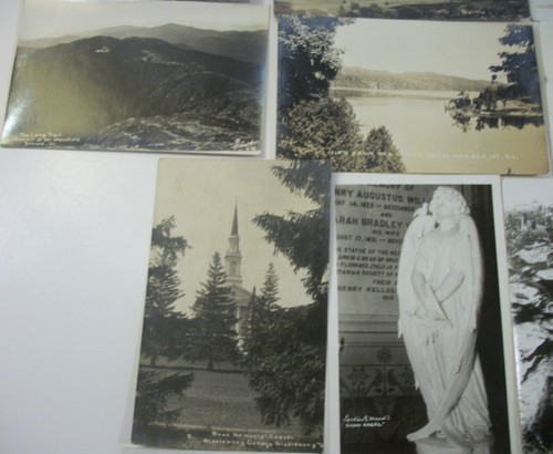 RPPC VERMONT 50 POSTCARD LOT OLD PEOPLE PLACES THINGS HISTORICAL REAL PHOTO! - Picture 8 of 17