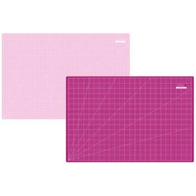 Semplix Schneidematte beere-rosa 120x80cm/ 48x32 inch 3 lagig A0 beste Qualität