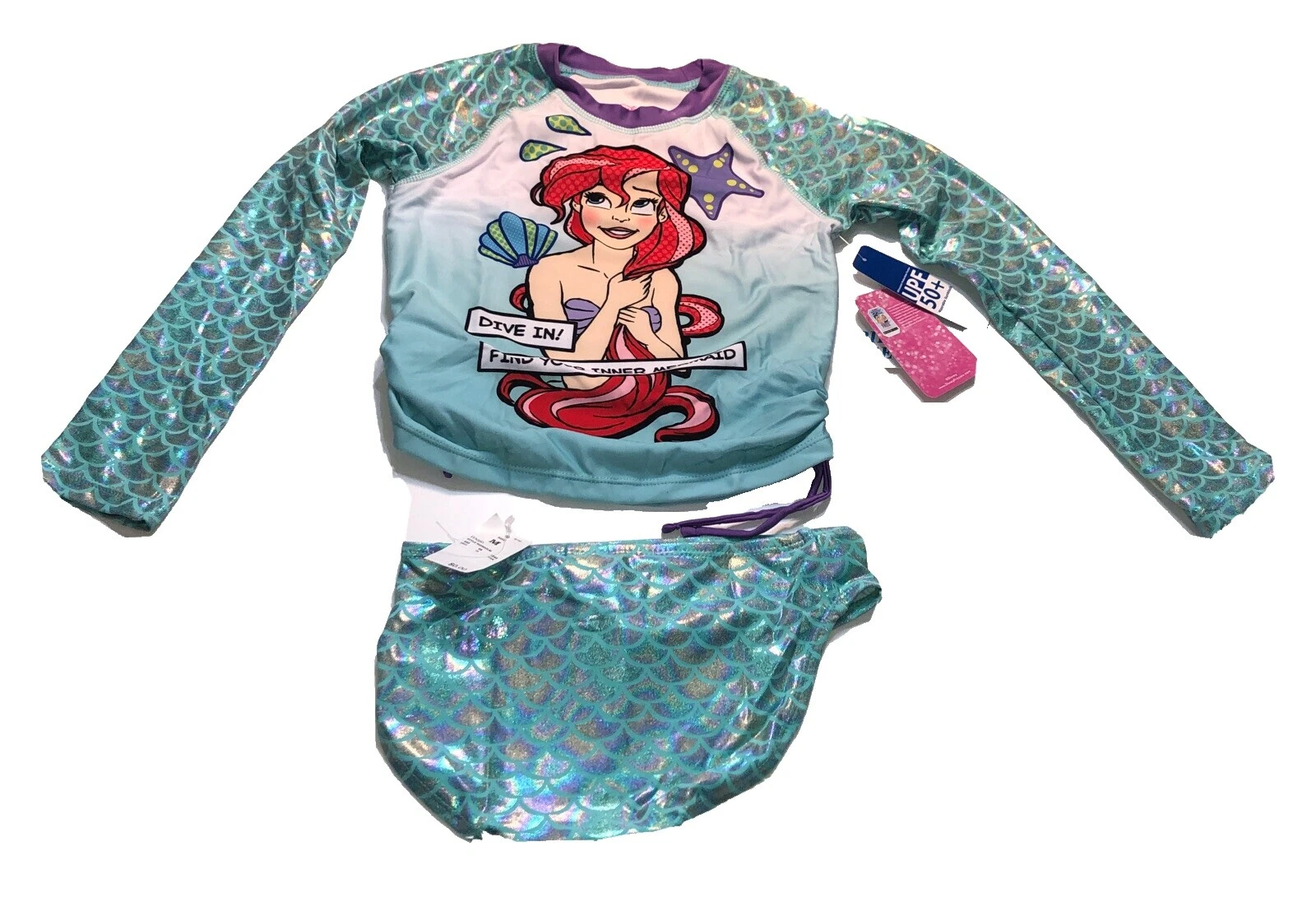 Traje de Baño Multicolor Disney sirena para Niñas