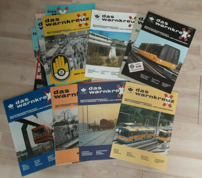 17 issues the warning cross BG of trams, subways and railways 1967-1986
