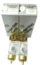 2 NOS GE Gold Top CWA / CWB Projector Lamp Bulb 120V 750W AVG 25 Hours
