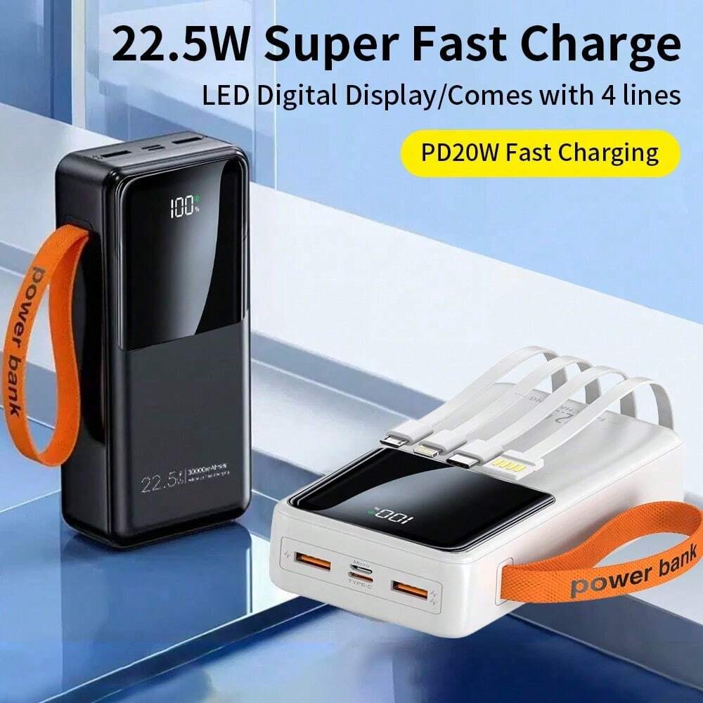 3pcs 59800mAh Fast Charging Power Bank for Phones