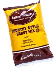 COUNTRY STYLE GRAVY MIX SAUCE  1.5 LB BAG  042144-1 BY FARMER BROTHERS
