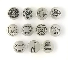 Novelty Snaps, Size 18- 7/16", 100 SETS, FREE SHIPPING USA