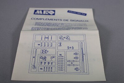 MKD Alain Pras 590 train Ho 1/87 Maquette Complément de