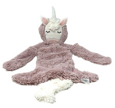 SLUMBERKINS Unicorn Snuggler Lovey 17" Plush Lavender Dusky Rose EUC