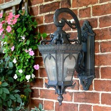 Notre-Dame Large Wall Lantern in a Signiture London Finish