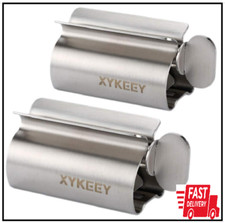 2 Set Toothpaste Tube Squeezer Toothpaste Squeezer Rollers Metal Toothpaste Tube