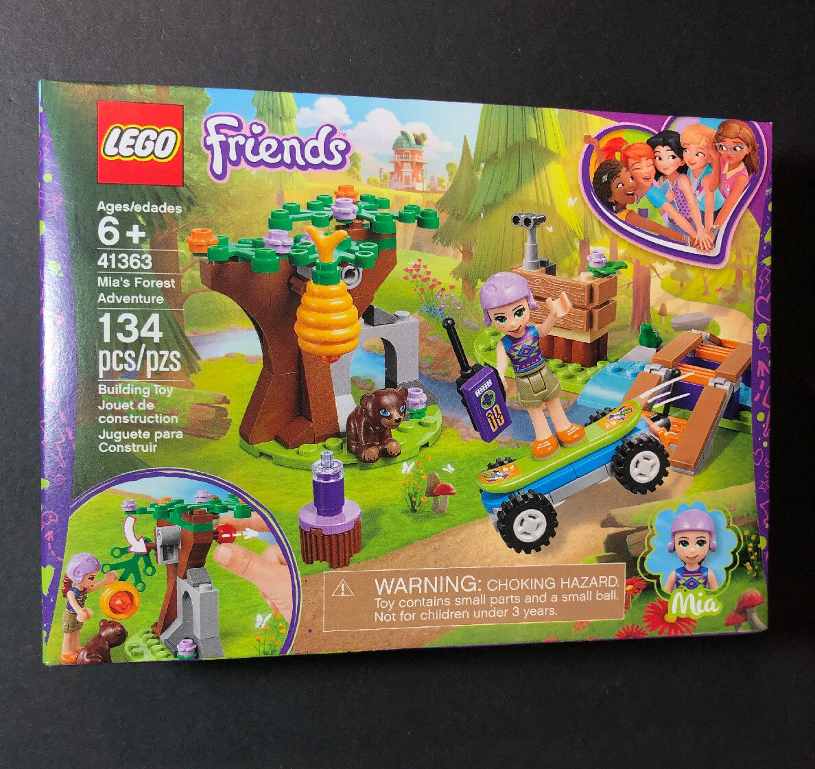 LEGO Friends Set 41363 Mia s Forest Adventure NEW