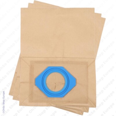 Vhbw 5x Sacchetto Compatibile Con Nilfisk GS 84, GS 90, GS 90 C, GS 90 P, GSC, GSF 80 Aspirapolvere - Microfibra, 37,8cm X 29,8cm Bianco | Leroy Merlin - Foto 6