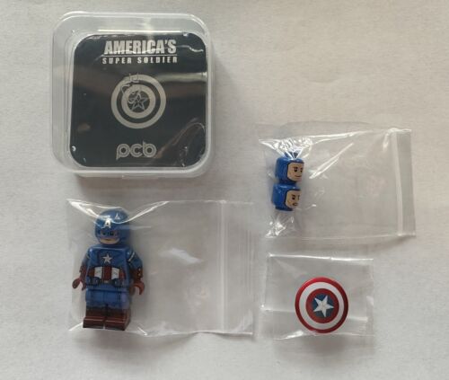 PCB Phoenix Custom Bricks Captain America Avengers Custom Minifigure For LEGO - Picture 1 of 1