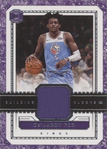 De'Aaron Fox 2017-18 Panini Prizm Sensational Swatches Rookie #SW