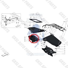 Ventilatore elettrico sinistro per Ferrari 488 Pista F8 Spider Tributo