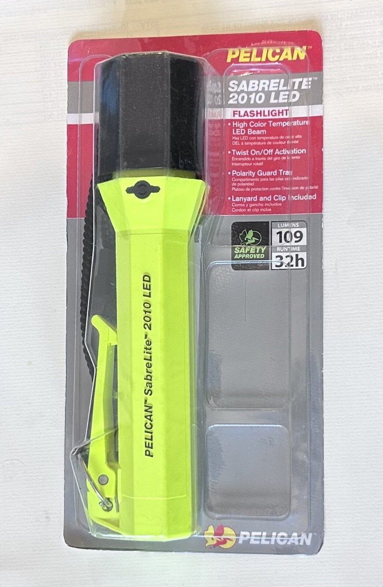 PELICAN SABRELITE 2010 LED Flashlight/ 32-hour runtime (New) | eBay