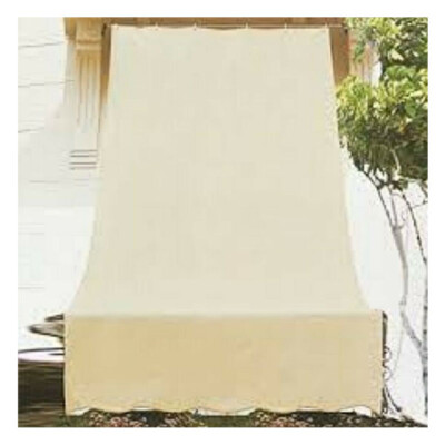 Tenda da Sole Vulcano per Esterno con Anelli colore Beige