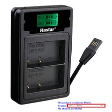 Kastar Battery LZD2 Charger for Canon BP-511 CB-5L MV430 MV430i MV450 MV450i