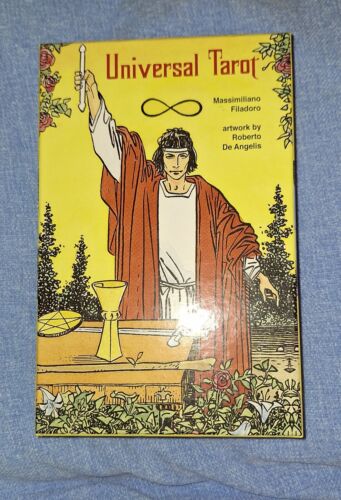 Universal Tarot Kit With Cards & Book. Lo Scarabeo.Roberto De Angelis. NEW. Rare - Picture 2 of 13