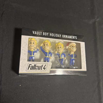 FALLOUT 4 VAULT BOY Holiday Ornaments Christmas Tree Bethesda THINKGEEK!