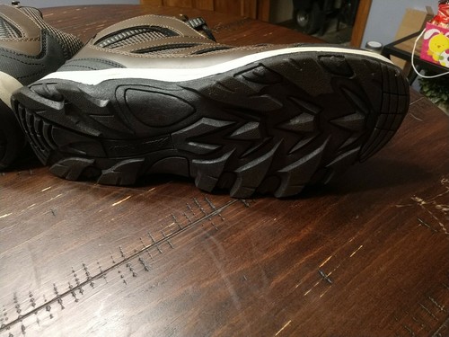 NEW EDDIE BAUER MEN'S GRAHAM WATERPROOF LEATHER HIKING BOOTS BROWN - SIZE 9M - Picture 7 of 10