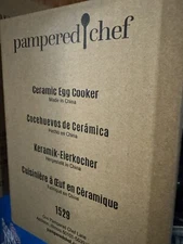 Pampered Chef Ceramic Egg Cooker