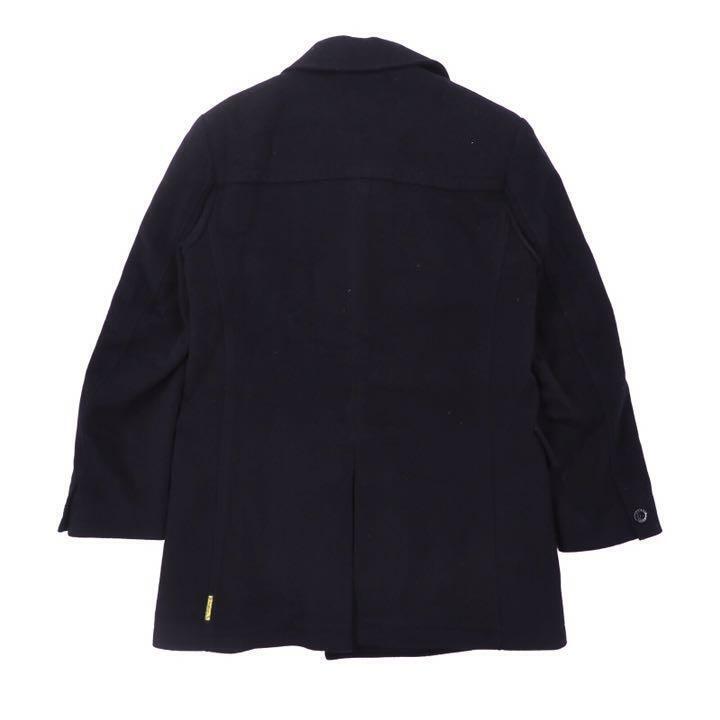 Armani Jeans Double Breasted Coat S Navy 30Th Anniversary Armani Jeans Double Breasted Coat S Navy 30Th Anniversary