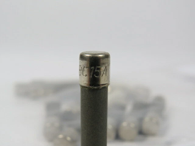 Bussmann ABC-15 Fast Acting Fuse 15A 250V Lot of 10 USED - Image 3 of 3