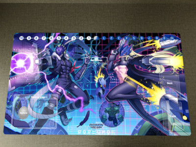 digimon card game playmat Digimon Playmat CCG DTCG Mat Beelstarmon Beelzemon Card Game Play Mat Mouse  Pad