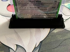 D - 3D Toploader Trading Card Stand Holder Black Set of 4 - Pokemon