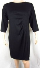 Womens NWT Spense Woman 3/4 Sleeve Knee Length Little Black Dress Plus Size 22W