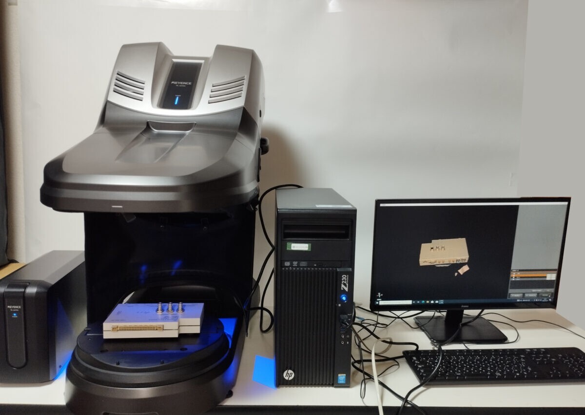 KEYENCE 3D scanner type coordinate measuring machine VL-300 used