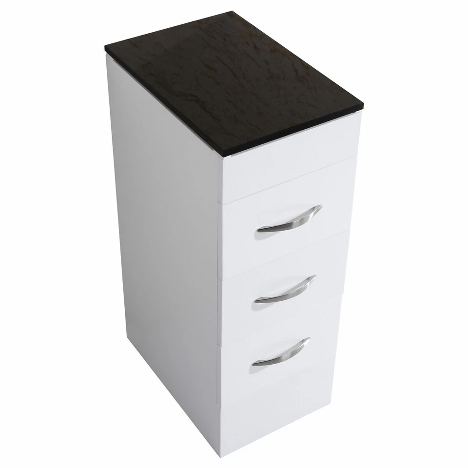 Armario base cajón tocador blanco 12"W (LV5-DB12W) Foto 2 de 4