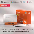 Zigbee Smart Switch No Neutral Required 2-Way DIY Control Support Alexa eWeLink