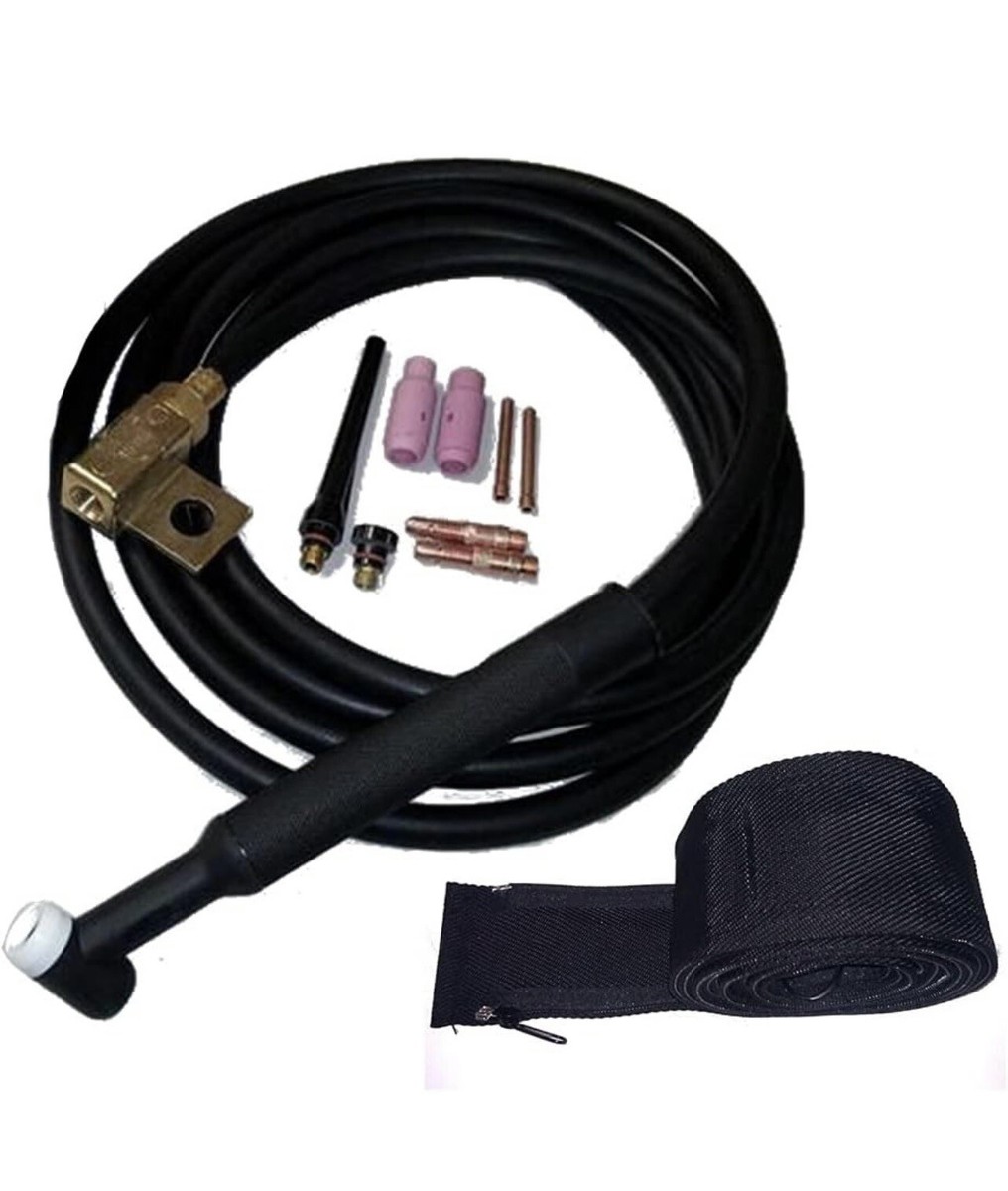 WeldingCity WP-26V TIG Welding Torch - 200A Air-Cooled With Gas Valve, 12.5ft Hose