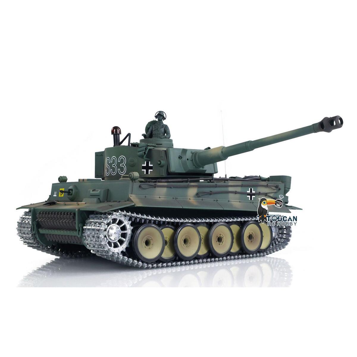 7.0 1/16 HengLong RTR IR RC BB Shooting Tank 3818 S33 German 7.0 1/16 HengLong RTR IR RC BB Shooting Tank 3818 S33 German