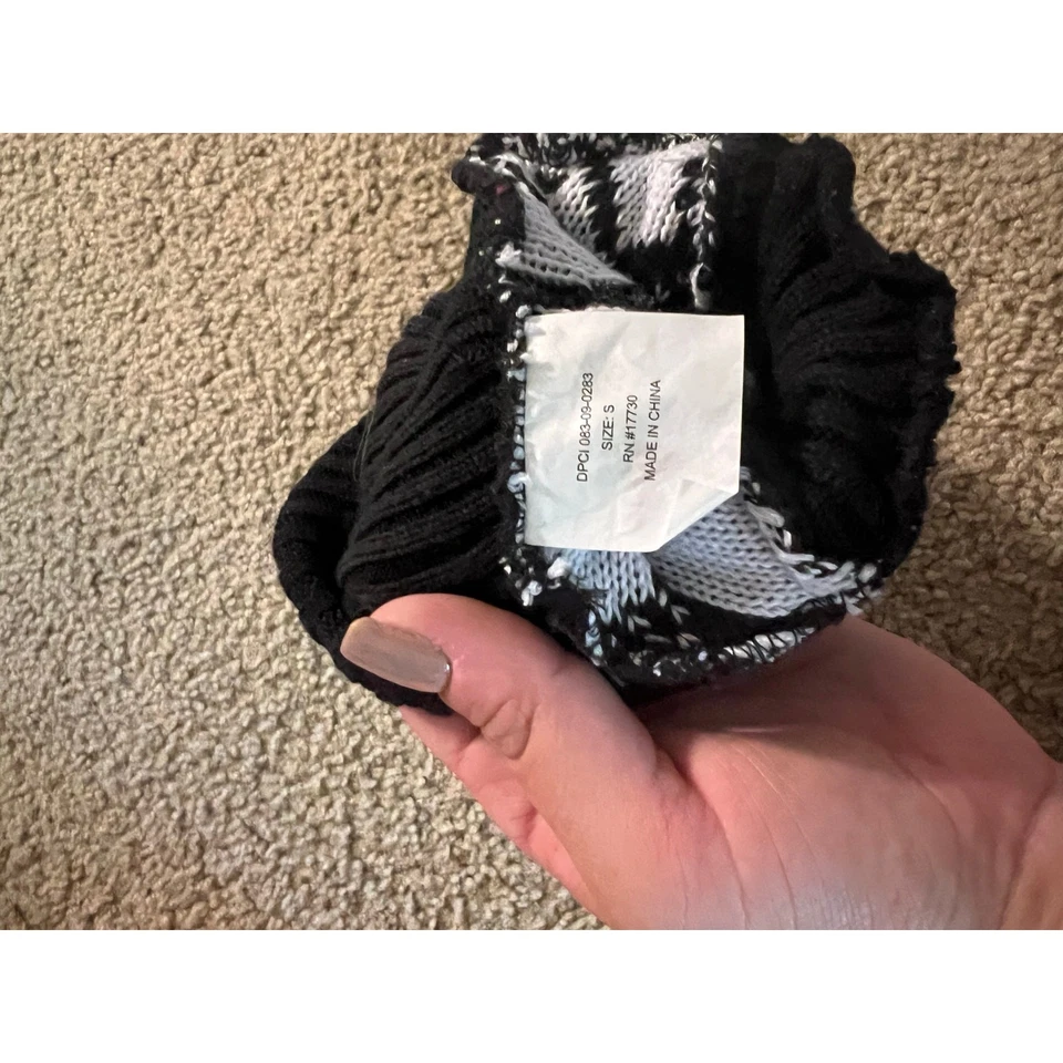 Halloween Small Dog Spider Web Black Sweater Spooky Themed Size Small - Image 3 of 4