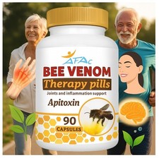 1 NATURAL BEE therapy BIOBEE venom 90 capsules 1000 mg miracle joint support