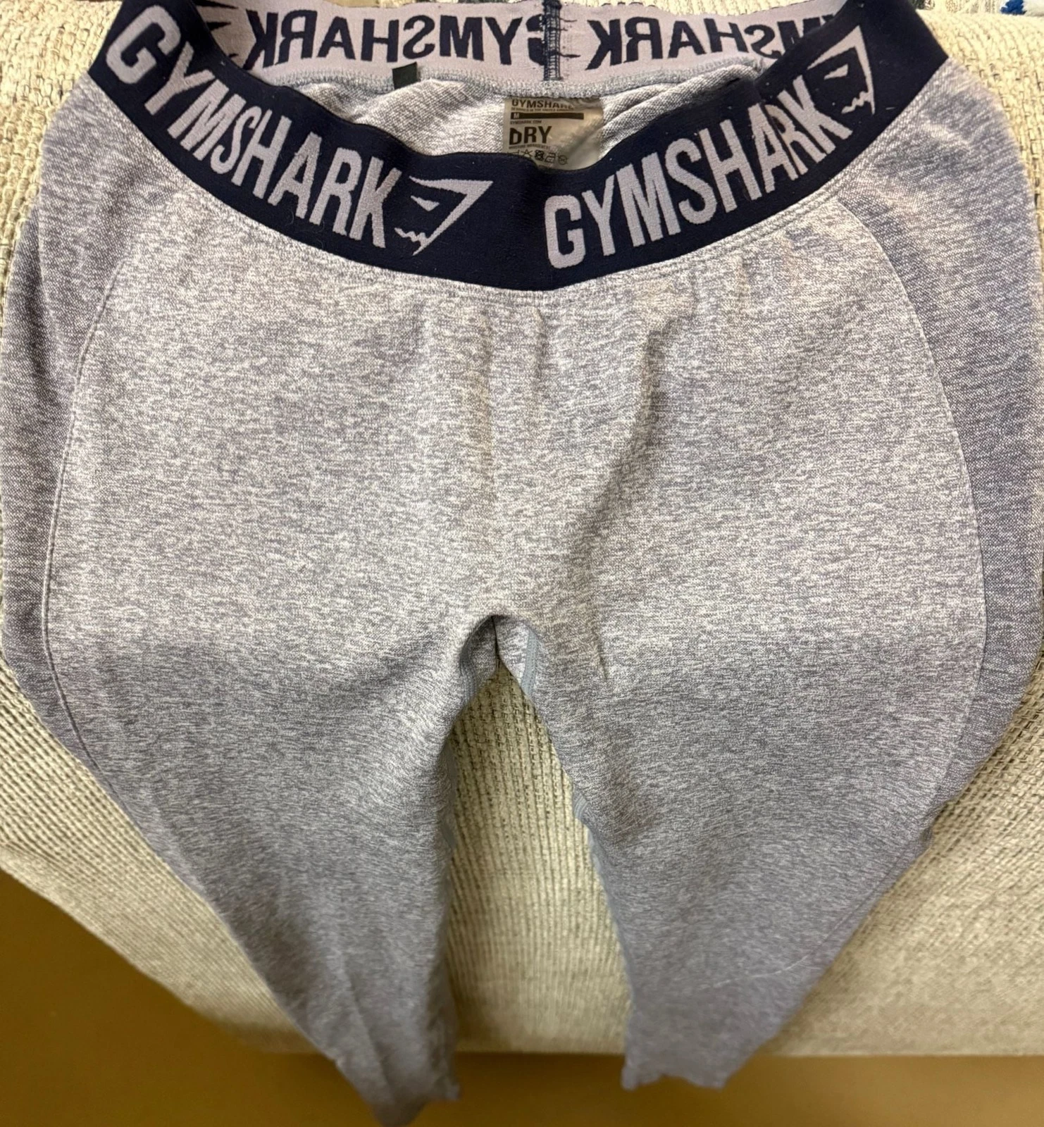Gymshark Flex Low Rise Seamless Leggings Grey Marl Size Medium